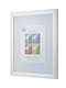 nielsen largo brushed silver plastic glazed