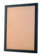 Satin Black picture frame with backing board