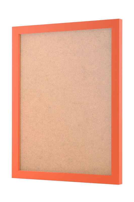 Orange picture frame