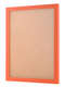 Orange picture frame with backing board