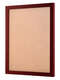 Maroon picture frame with backing board