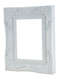 Swept Frame White (UNGLAZED) picture frame