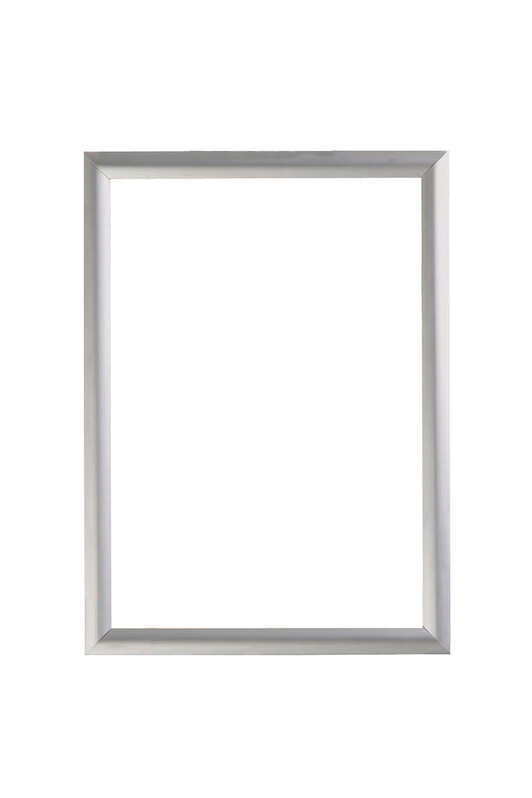 B4F Snap Frame Silver 25mm - Double Sided