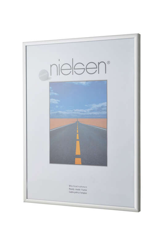 Nielsen Pearl Matt Silver Acrylic Glazed