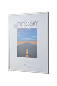 Nielsen Pearl Matt Silver Acrylic Glazed