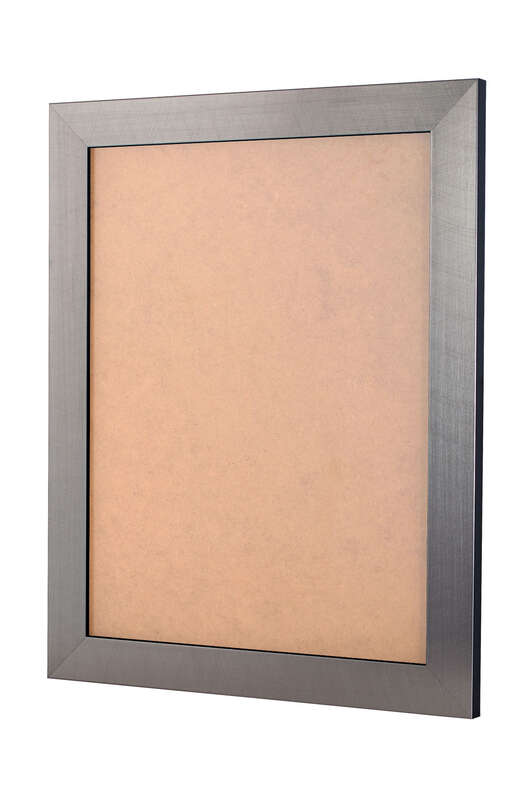 Scratched Silver picture frame 36mm