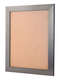Scratched Silver picture frame 37mm with backing board