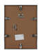 Nielsen Pearl Matt Silver Glass Glazed back of the frame