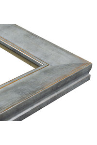 Shiny silver cushion 43mm
