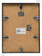 nielsen alpha anodised matt black picture frame back of the frame