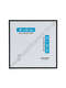 Nielsen Accent Frosted Black Glass Glazed 30x30cm straight on watermark