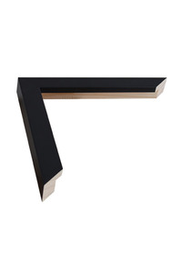 Smooth, matt black