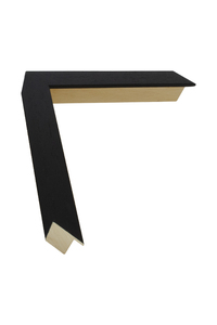 Matt black wood grain deep profile