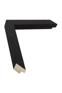 Matt black wood grain deep profile