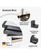 Nielsen Alpha Wall Mirror Black Oak 50x150cm advantages-