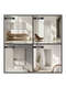 Nielsen Alpha Wall Mirror Black Oak 50x150cm variants-