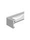 Nielsen Alpha Wall Mirror Silver 50x150cm corner-