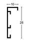 Nielsen Jaron Wall Mirror Silver 80x80cm profile 2-