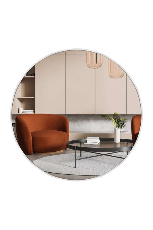 Nielsen Jaron Wall Mirror Silver 80x80cm