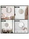 Nielsen Jaron Wall Mirror Walnut 60x60cm variants-