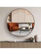 Nielsen Jaron Wall Mirror Walnut 80x80cm main 2-