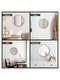 Nielsen Jaron Wall Mirror Walnut 80x80cm variants-