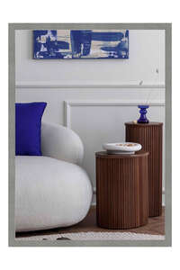 Nielsen Star Wall Mirror Soft Grey 50x70cm 