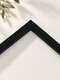 Satin Black Picture Frame chevron