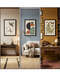 Satin Black picture frame triple lifestyle