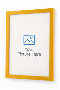 Yellow picture frame
