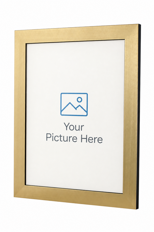 Scratched Gold picture frame 36mm