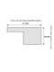 pale wood picture frame profile