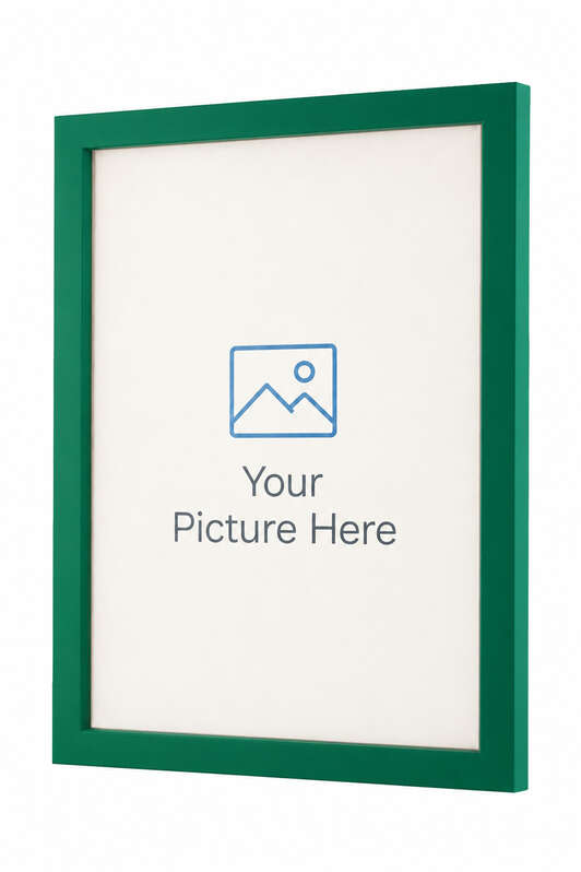Green picture frame