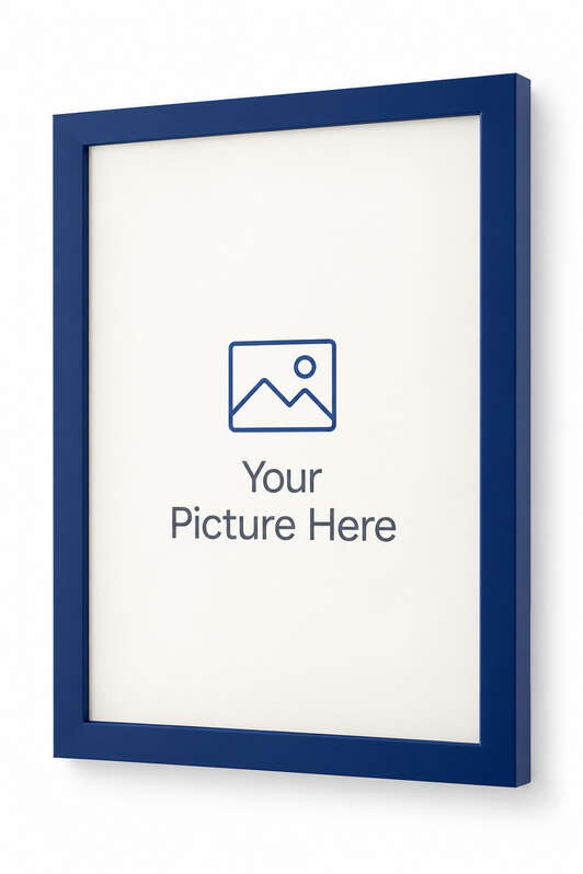 Royal Blue picture frame