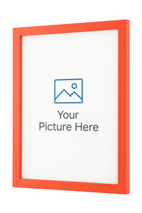 Orange picture frame