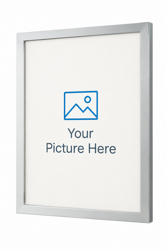 Silver picture frame