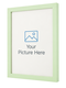 pastel green picture frame