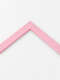 baby pink picture frame angle