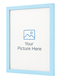 baby blue picture frame png
