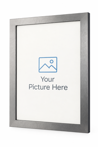 Scratched Silver picture frame 36mm