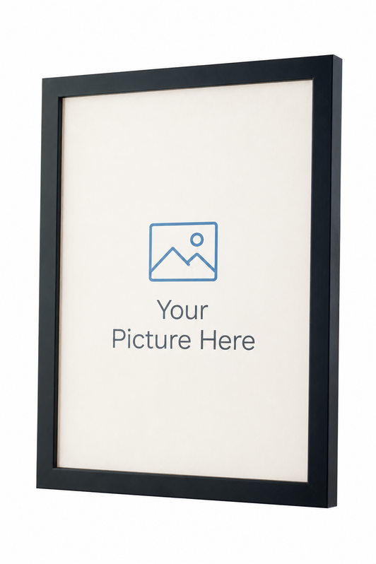 Satin Black picture frame