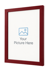 Maroon picture frame