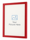 Red picture frame placeholder png