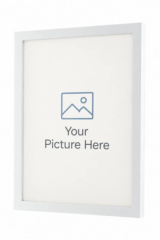 White picture frame