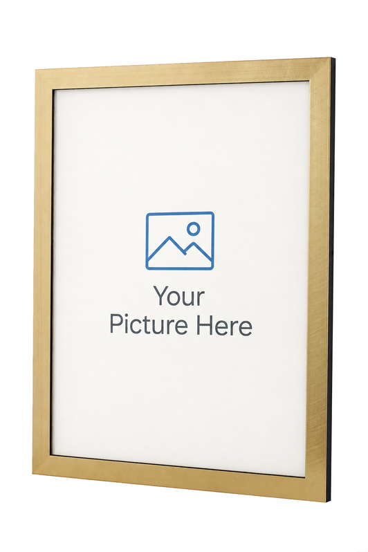 Scratched Gold picture frame
