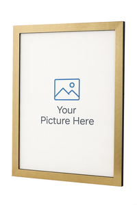 Scratched Gold picture frame