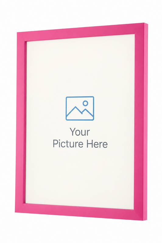 Pink picture frame 