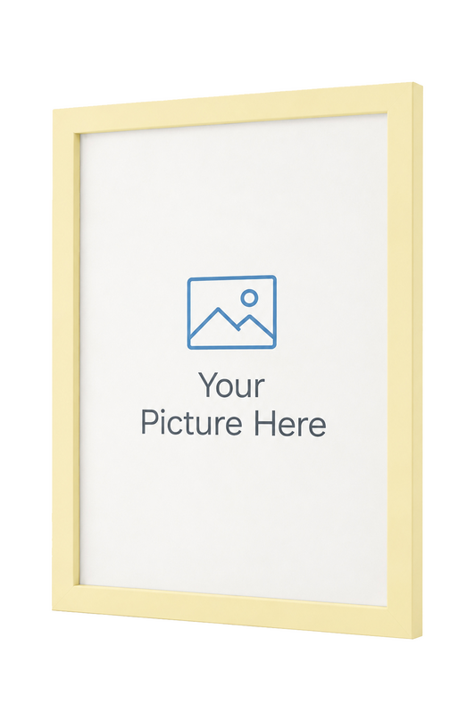 Pastel Yellow picture frame