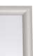 B4F Snap Frame Silver 25mm corner shot