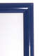 B4F Snap Frame Blue 25mm corner photo